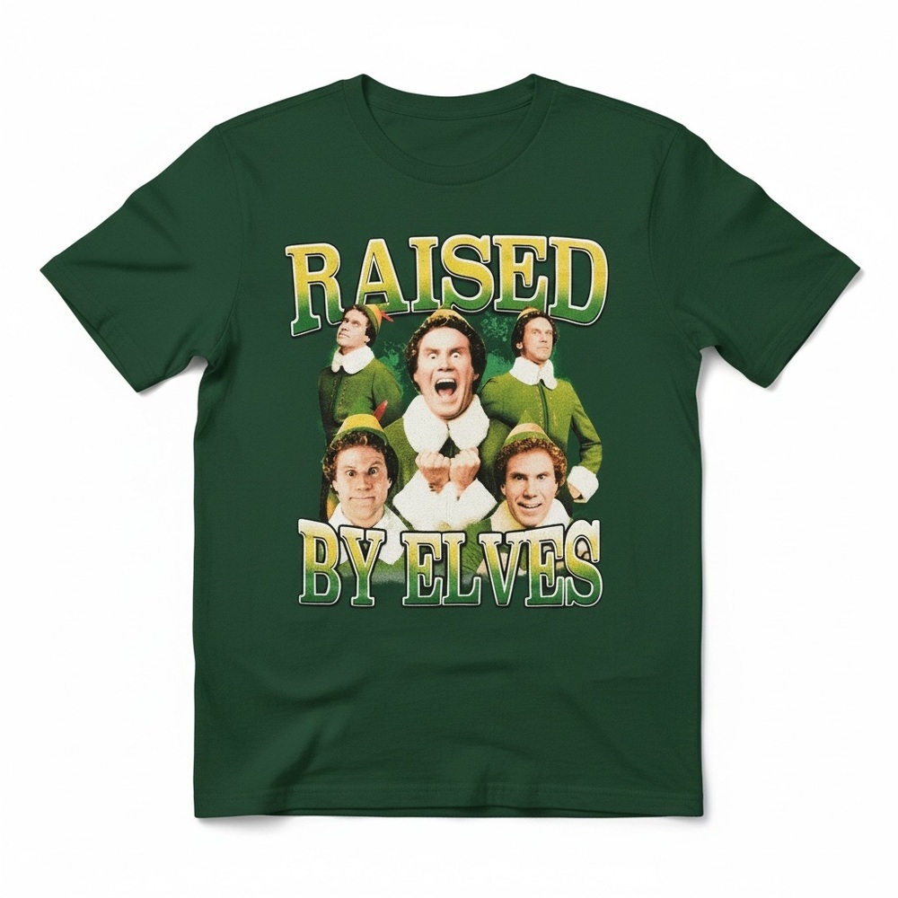 ELF Dark Green Graphic Tee